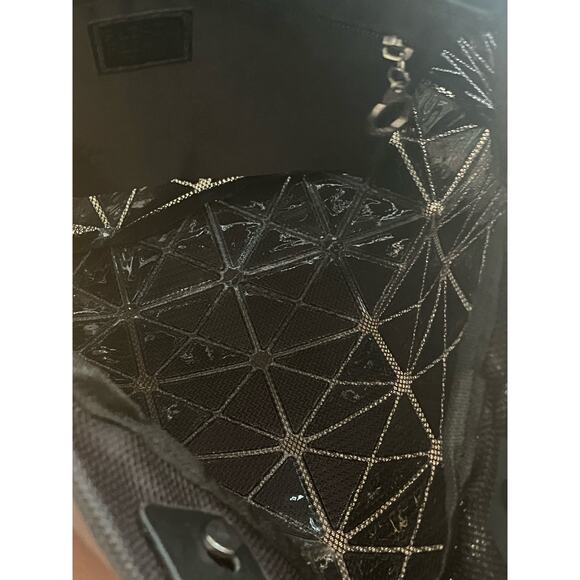 Pleats Please Issey Miyake Black Triangle Panel Tote Bag - Picture 5 of 11